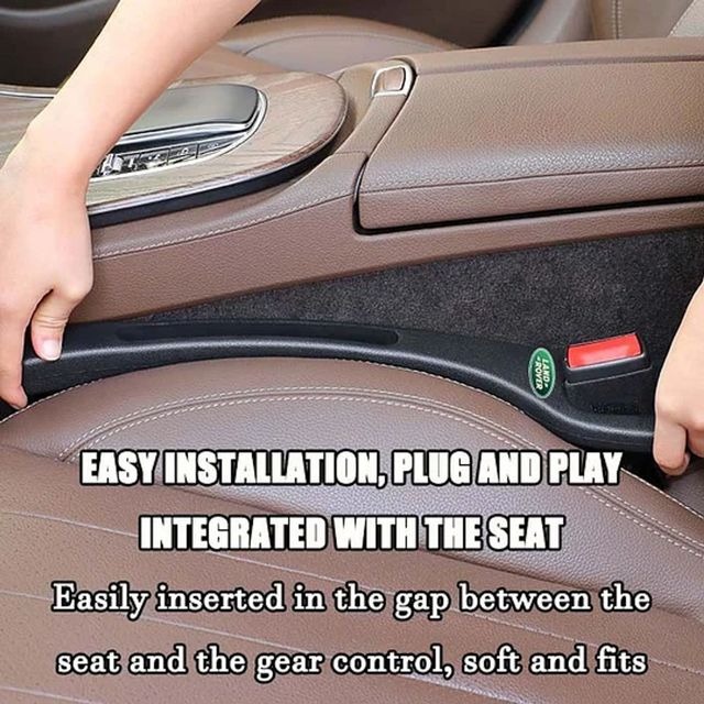 🚗 Car Seat Gap Plug with Storage Slot